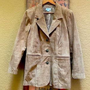 Desert Sand Suede Blazer